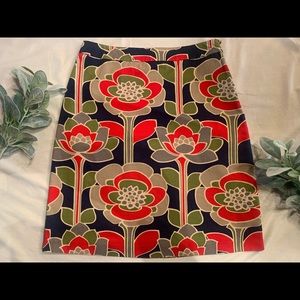 BODEN Mod Lotus Floral Skirt 6